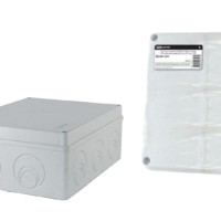 Коробка КМЭР ОП 240х195х90мм крышка IP44 кабельные ввода d28-3 шт. d37-2 шт. TDM SQ1401-1271