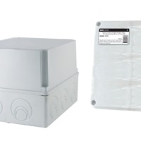 Коробка КМЭР ОП 240х195х165мм крышка IP44 кабельные ввода d28-3 шт. d37-2 шт. TDM SQ1401-1273