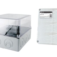 Коробка КМЭР ОП 240х195х165мм проз. кр IP55 мон. плата каб. ввод d28-3 шт. d37-2 шт. TDM SQ1401-1348