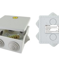 Коробка уравнивания потенциалов (КУП) ОП 85х85х40 мм шина 6х9, 8 групп, IP44, инд. штрихкод, TDM