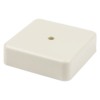 Коробка КМЭР ОП 75х75х20мм сл. кость IP40 TDM SQ1401-1803