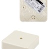 Коробка КМЭР ОП 75х75х20мм сл. кость IP40 TDM SQ1401-1803