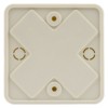 Коробка КМЭР ОП 75х75х20мм сл. кость IP40 TDM SQ1401-1803