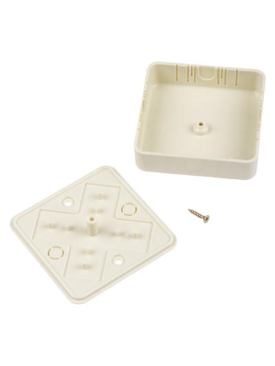Коробка КМЭР ОП 75х75х20мм сл. кость IP40 TDM SQ1401-1803 — изображение 5