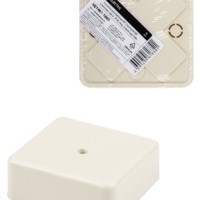 Коробка КМЭР ОП 75х75х28мм сл. кость IP40 TDM SQ1401-1805