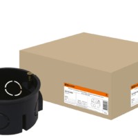 Коробка КМЭУ СП d60х40мм саморезы стыковочные узлы синяя IP20 TDM SQ1402-0001