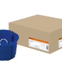 Коробка КМЭУ СП d68х45мм саморезы синяя IP20 TDM SQ1402-0002