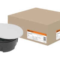 Коробка КМЭР СП У195 d75х30мм крышка TDM SQ1402-0195