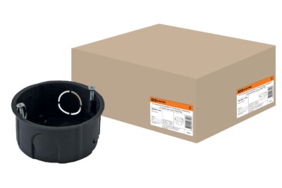 Коробка КМЭУ СП d65х25мм саморезы стыковочные узлы IP20 TDM SQ1402-1103