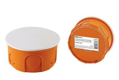 Коробка КМЭР СП d80х40мм крышка IP20 TDM SQ1402-1907