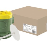 Коробка КМЭУ СП 82х80х90,5мм крюк для люстры гайка для заливки в бетон TDM SQ1402-9002