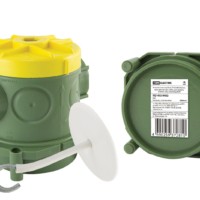 Коробка КМЭУ СП 82х80х90,5мм крюк для люстры гайка для заливки в бетон TDM SQ1402-9402