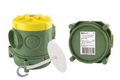 Коробка КМЭУ СП 82х80х90,5мм крюк для люстры гайка для заливки в бетон TDM SQ1402-9402