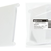 Крышка финишная 124х80 белая (для коробки СП 118х76х60мм) TDM