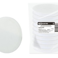 Крышка финишная D74 белая (для коробки СП D70х72мм) TDM