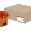 Коробка КМЭУ СП d65х45мм саморезы пл. лапки оранжевая IP20 TDM SQ1403-0022