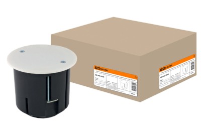 Коробка КМЭУ СП d73х73мм углубленная крышка метал. лапки IP20 TDM SQ1403-0028