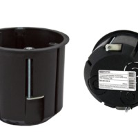 Коробка КМЭУ СП d73х73мм углубленная саморезы  метал. лапки IP20 TDM SQ1403-0910