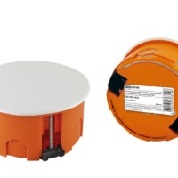 Коробка КМЭР СП d80х40мм крышка пл. лапки IP20 TDM SQ1403-1925