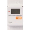 Таймер электронный на DIN-рейку ТЭ15-1мин/7дн-16on/off-16А-DIN TDM