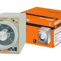 Реле времени 4-диапазоннное 2 режима цокольное РВ1A-2реж-1сек/10мин-5А-230В-8Ц TDM