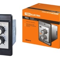 Реле времени 2 выдержки цокольное в крышку щитка РВ52-2Т-6х6мин-5А-230В-8Ц/Щ TDM