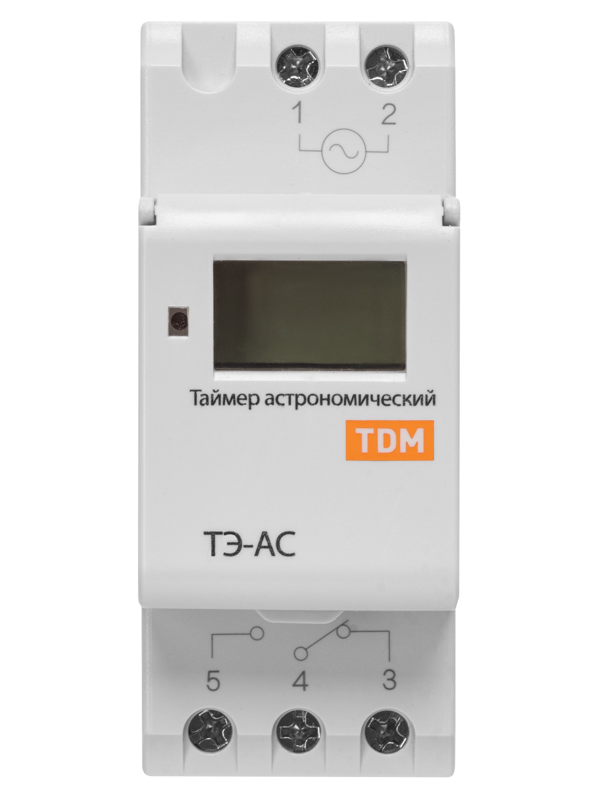 Таймер электронный на DIN-рейку астрономический ТЭ-АС-1мин/24ч-8on/off-16А-DIN TDM — изображение 3