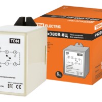 Реле контроля фаз цокольное серии РКФ 3х380В-8Ц TDM