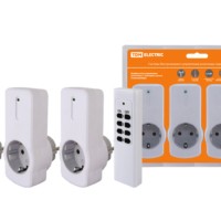 Комплект для беспроводного управления розетками ПУ3-Р1.3 (3 приемника) “Уютный дом” TDM