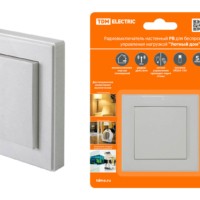 Радиовыключатель настенный РВ1 (1 клавишный) для  беспроводного управления нагрузкой  “Уютный дом” TDM