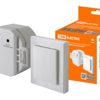 Комплект для беспроводного управления нагрузкой “Умный выключатель” РВ1-М1.1 (1 радиовыкл. (1 кл.) + 1 приемник в монт.кор.) “Уютный дом” TDM