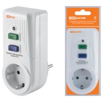 Устройство защитного отключения УЗО-Р-IP40-16-30 (в розетку) 16А 30мА IP40 TDM