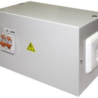 Ящик с трансформатором понижающим ЯТП-0,25 220/12-2авт. IP31 TDM