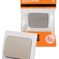 Выключатель 1кл. СУ IP54 10А серый Вуокса TDM