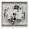 Кнопка звонковая скрытой установки IP54 6A серая "Вуокса" TDM