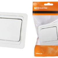 Выключатель 1кл. 10А белый Валдай TDM