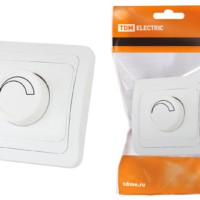 Светорегулятор (RL, 600Вт) поворотный белый “Валдай” TDM