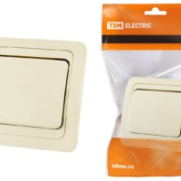 Выключатель 1кл. 10А сл. кость Валдай TDM