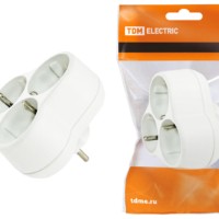 Блок на 3 гнезда 2П+З круглый 16А 250B TDM