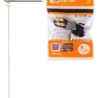 Сонетка-выключатель для бра с цепочкой 3А 250В металлик TDM