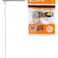 Сонетка-выключатель для бра с цепочкой 3А 250В золото TDM