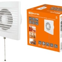Вентилятор бытовой настенный 120 СВ, с выключателем, TDM