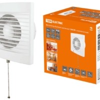 Вентилятор бытовой настенный 150 СВ, с выключателем, TDM