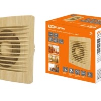 Вентилятор бытовой настенный, 100 С “ЭКО” (сосна) TDM