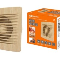 Вентилятор бытовой настенный, 120 С “ЭКО” (сосна) TDM