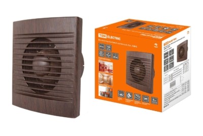 Вентилятор бытовой настенный, 120 С “ЭКО” (бук) TDM