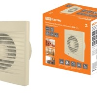 Вентилятор бытовой настенный 100 С-1, слоновая кость TDM