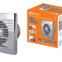 Вентилятор бытовой настенный 100 С-2, хромTDM