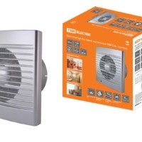 Вентилятор бытовой настенный 100 С-5, серебро TDM