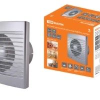 Вентилятор бытовой настенный 120 С-5, серебро TDM